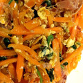 はに333's cooksnap of when they made ご飯が美味しい！！人参と卵のしりしり♪.