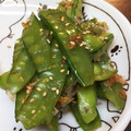 卵せんべい's cooksnap of when they made さやえんどうの胡麻かつお和え.
