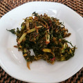♡sayulily♡'s cooksnap of when they made セロリ葉の佃煮風.