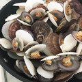 北のデビル。's cooksnap of when they made 稚貝の酒蒸し～ガーリック風味.