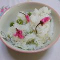 nyangomama's cooksnap of when they made 桜咲く♡豆ごはん♪.