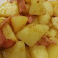 JunAiママ's cooksnap of when they made ベーコンカレーポテト.