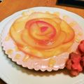 おしゃかな。's cooksnap of when they made りんごの花＊レアチーズケーキ.