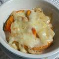 ♡Catherine's cooksnap of when they made チーズたっぷり❤南瓜ときのこ.