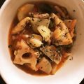 ぷーさん's cooksnap of when they made 豚こま肉とじゃが芋とオクラのトマトスープ.