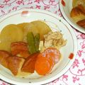 がっしゅまま's cooksnap of when they made 大根と豚肉の煮物(焼肉味).