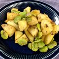 ムラングシャンティ☆'s cooksnap of when they made 新じゃがとそら豆のアンチョビバター炒め.