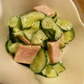 たもたん's cooksnap of when they made キュウリとハムのマヨ和え.
