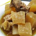 ゆきひろいち's cooksnap of when they made 大根と鶏肉の煮物★炊飯器★時短.