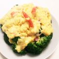クックE662AA☆'s cooksnap of when they made きれい！ブロッコリーのかに玉あんかけ.