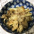 nyantomo's cooksnap of when they made ネギと舞茸の味噌炒め.