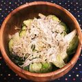 しぶりー's cooksnap of when they made 昆布でレタスときゅうりの浅漬け風サラダ.