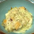 maronpu's cooksnap of when they made 長芋&豆腐で簡単ヘルシーぽかぽかグラタン.