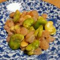 とな吉's cooksnap of when they made シンプルに美味い。海老とそら豆の塩炒め♪.