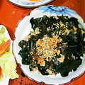 rosearoma's cooksnap of when they made お刺身生ワカメとツナの簡単和え物♪.