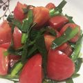 クック3HWKL2☆'s cooksnap of when they made 夏バテなんて！トマトとニラのナムル。.