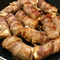 nabeo_mio_'s cooksnap of when they made 豚肉巻き②厚揚げのピリ辛照り焼き.