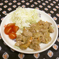 龍青空ママ's cooksnap of when they made りんごバターでしょうが焼き.