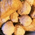 ☆チィちゃん☆'s cooksnap of when they made 厚揚げと鶏だんごの煮物.