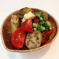 恐妻組合's cooksnap of when they made 焼き茄子とトマトのおひたし.