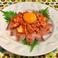 ゆにこーん☆'s cooksnap of when they made 鮪のキムチ漬け（丼）.