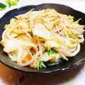 旦那は皿洗い's cooksnap of when they made 我家の山盛ﾓﾘﾓﾘ野菜の昭和な味野菜炒め.