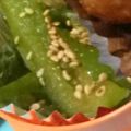 chamame☆'s cooksnap of when they made お弁当に✿レンジで簡単ピーマンの甘辛煮.