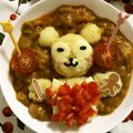 ☆Rokko☆'s cooksnap of when they made 2歳の誕生日　くまさんカレー♪.