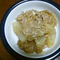 減塩パパ's cooksnap of when they made 心にしみる♡柔らか大根とひき肉の簡単煮物.