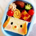 Aloha☆★'s cooksnap of when they made わんちゃんサンドイッチ＊キャラ弁にも♪.
