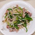 amjkao's cooksnap of when they made モヤシとピーマンの豚肉塩炒め.