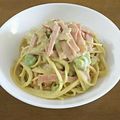 しんるぅ's cooksnap of when they made 簡単♪絶品アボカドクリームカルボナーラ.
