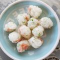 ∞ねこっち∞'s cooksnap of when they made 離乳食☆完了期　＊ウインナーおにぎり＊.