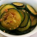 銀虎子's cooksnap of when they made レンジで簡単！！ズッキーニのナムル.