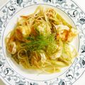 mammamiwa♪'s cooksnap of when they made ✿アスパラガスとエビのパスタ✿.