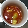 haruka♡♩'s cooksnap of when they made 即席10分！そら豆の完熟トマトスープ.