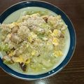 Ｐ子ママ's cooksnap of when they made 春限定！リンガーハットのレタスチャーハン.