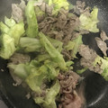 クックR5CMFN☆'s cooksnap of when they made 豚こまとキャベツのオイスターソース炒め.