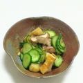ｅｋ４'s cooksnap of when they made マッシュルームと胡瓜と薄揚げの酢の物.