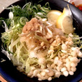 an0117's cooksnap of when they made 昼食　レタスと大葉のおろしそば、そうめん.