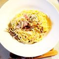 クック99FWM7☆'s cooksnap of when they made チーズクリームパスタ、みそ風味.