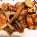 ガータちゃん's cooksnap of when they made ご飯がすすむ！鶏とれんこんの甘辛炒め.