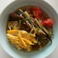 ショコラメロン's cooksnap of when they made 夏野菜たっぷりのぶっかけそうめん.