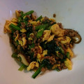 yukiizu's cooksnap of when they made ひき肉とほうれん草のオイスター炒め.