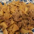 あやてら2570's cooksnap of when they made 濃口ごま油で濃厚タケノコと豚肉炒め.
