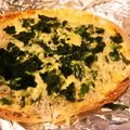 chippage's cooksnap of when they made 市販のトルティーヤで簡単しらすピザ♡.