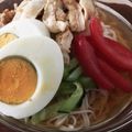 MicHolly's cooksnap of when they made お手軽ランチ！棒棒鶏風サラダそうめん.