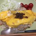 ＊＊もんすけ＊＊'s cooksnap of when they made 納豆オムライス(和風).