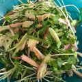 らず＆どらみ's cooksnap of when they made 沢庵胡瓜茗荷カイワレ大葉新生姜な箸休め.