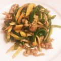 beginner♡Y's cooksnap of when they made 簡単膵炎＆肝機能に優しいチンジャオロース.